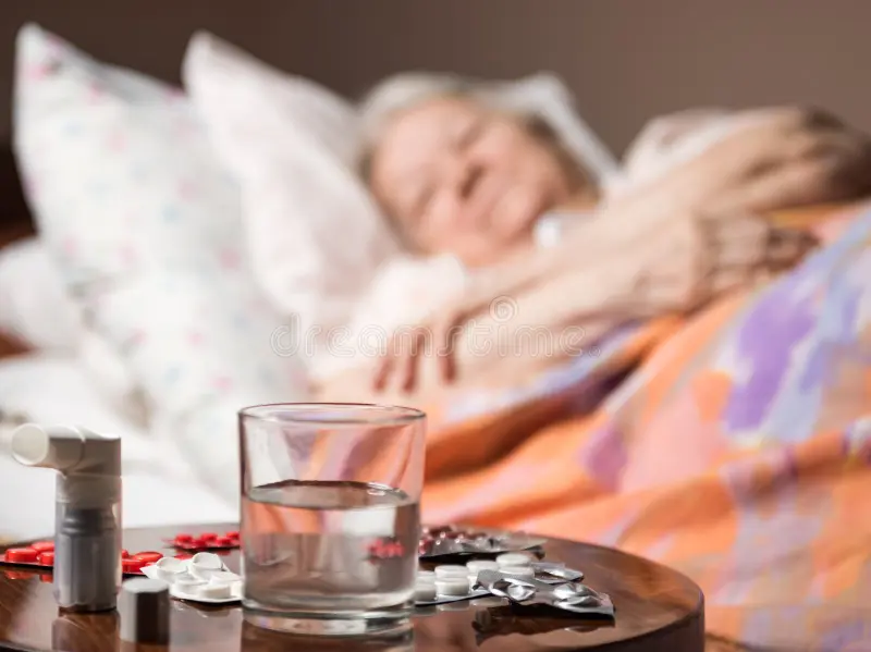 Persona anziana assistita a casa